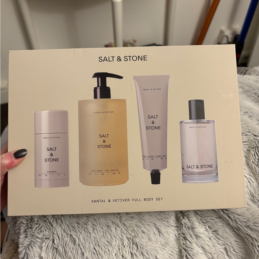 Salt & Stone Santal & Vetiver Full Body Set